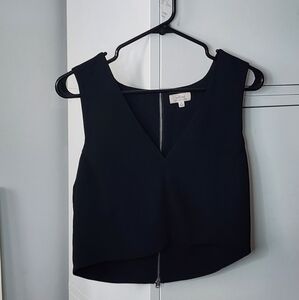 EUC Aritzia Wilfred Crepe Crop Top (M)